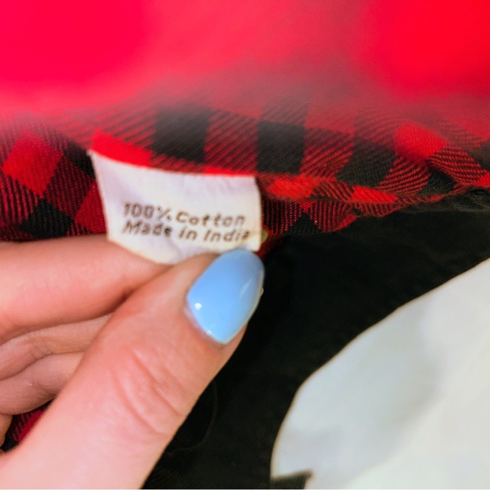 Ultra Pink Black Cotton Field Jacket with Red Check Lining - Picture 4 of 10